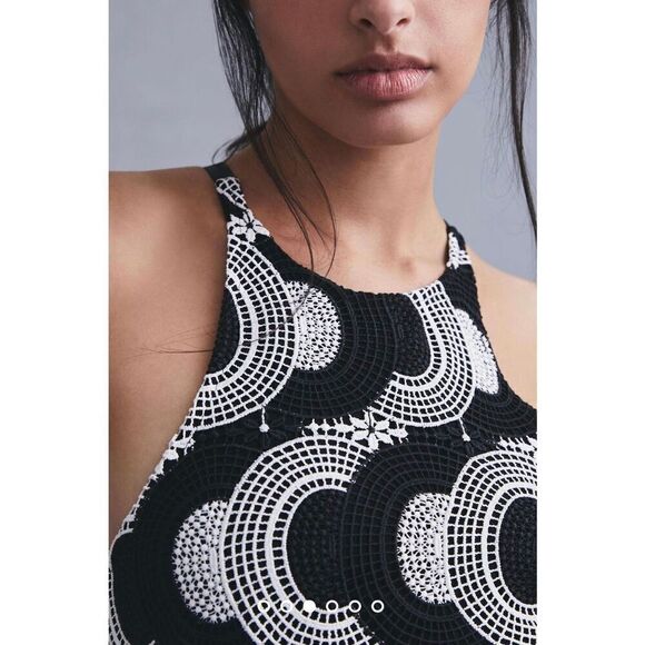 Anthropologie x Maeve Halter Mini Dress Size 14 - Picture 3 of 11